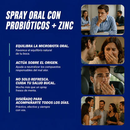 MYNT | Spray Oral con Probióticos + Zinc